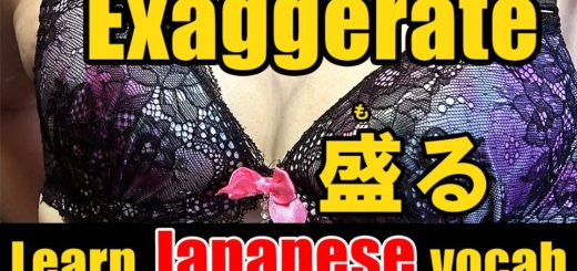 exaggerate Japanese